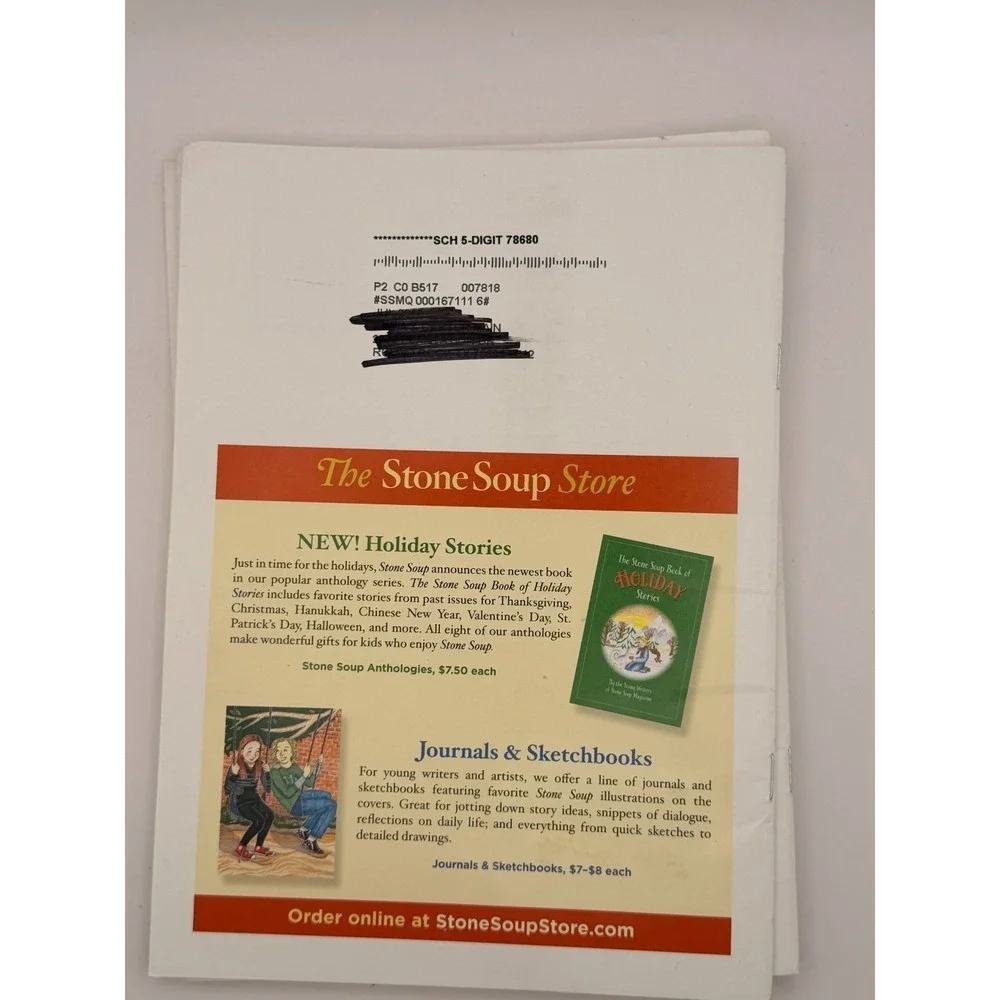 Stone Soup Magazine Lot 2015 2016 2017 Young Writers Artists Children Literary